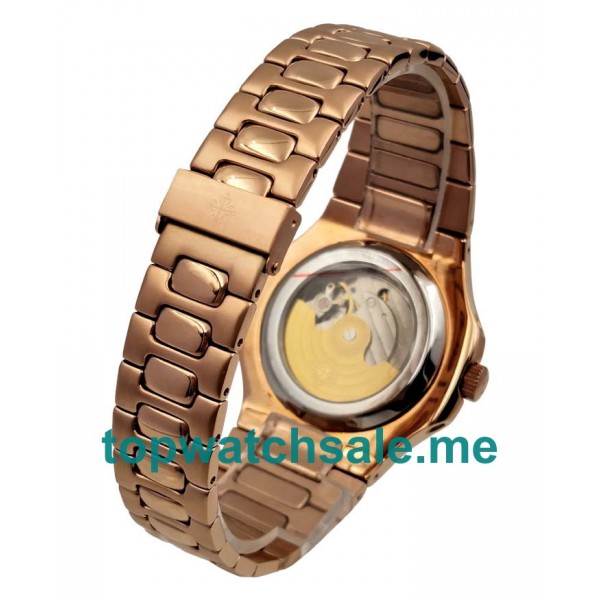 UK Blue Dials Rose Gold Patek Philippe Nautilus 5980/1R Replica Watches