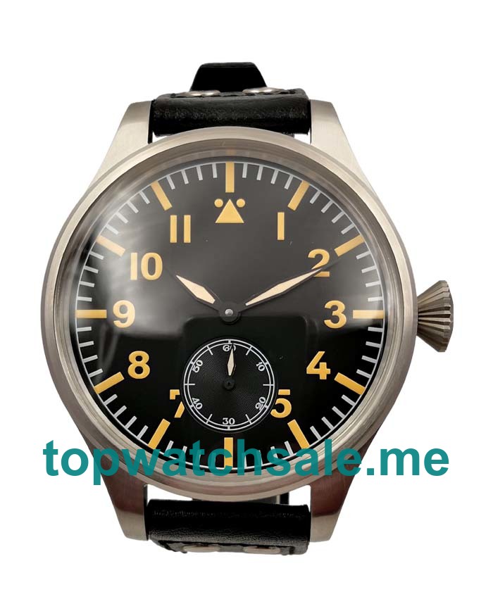 UK Black Dials Titanium IWC Big Pilots IW510401 Replica Watches