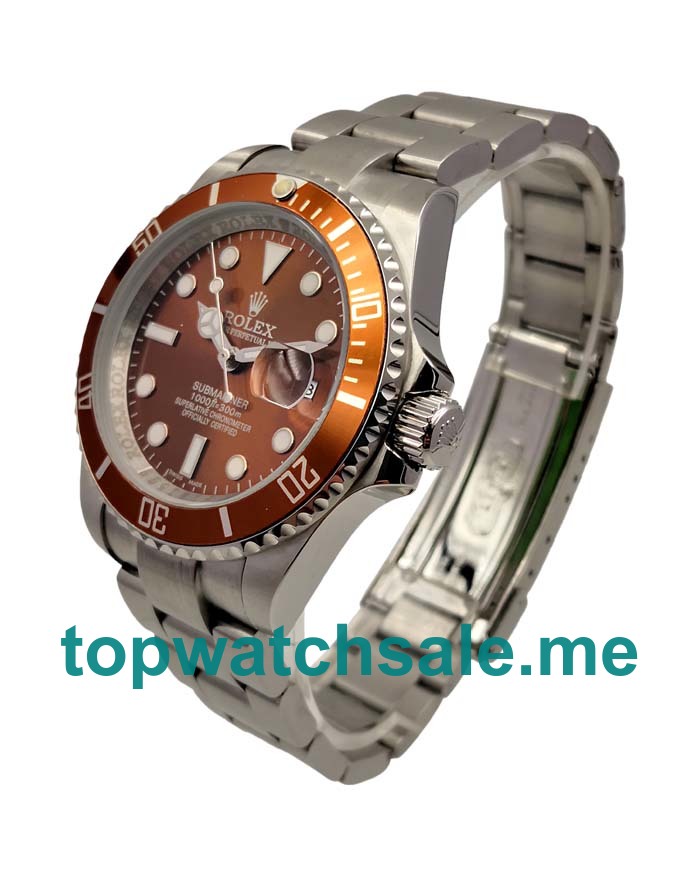 UK Brown Dials Steel Rolex Submariner 116610 Replica Watches