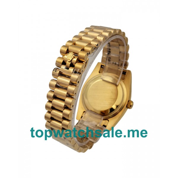 UK Black Dials Gold Rolex Datejust 16238 Replica Watches
