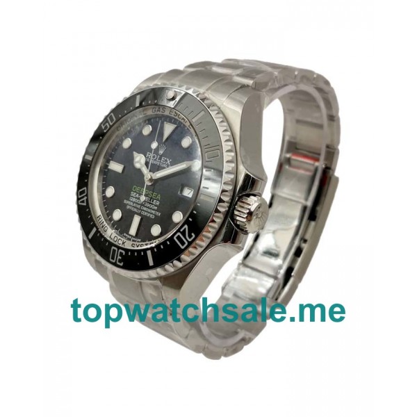 UK D-blue Dials Steel Rolex Sea-Dweller Deepsea 116660 V7 Replica Watches