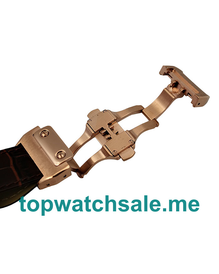 UK Silver Dials Rose Gold Cartier Santos 100 W20108Y1 Replica Watches