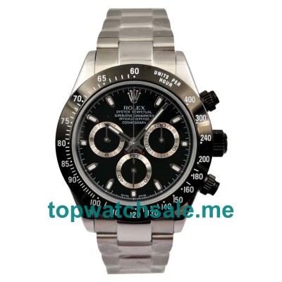 UK Black Dials Steel Rolex Daytona 116500 LN Replica Watches
