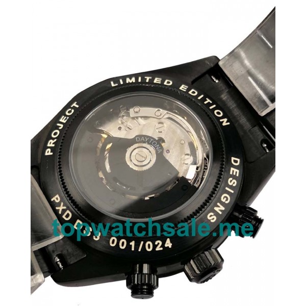 UK Black Dials Steel Rolex Daytona 116520 Replica Watches