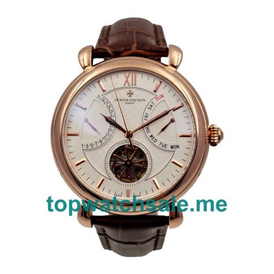 UK White Dials Rose Gold Vacheron Constantin Patrimony 97814 Replica Watches