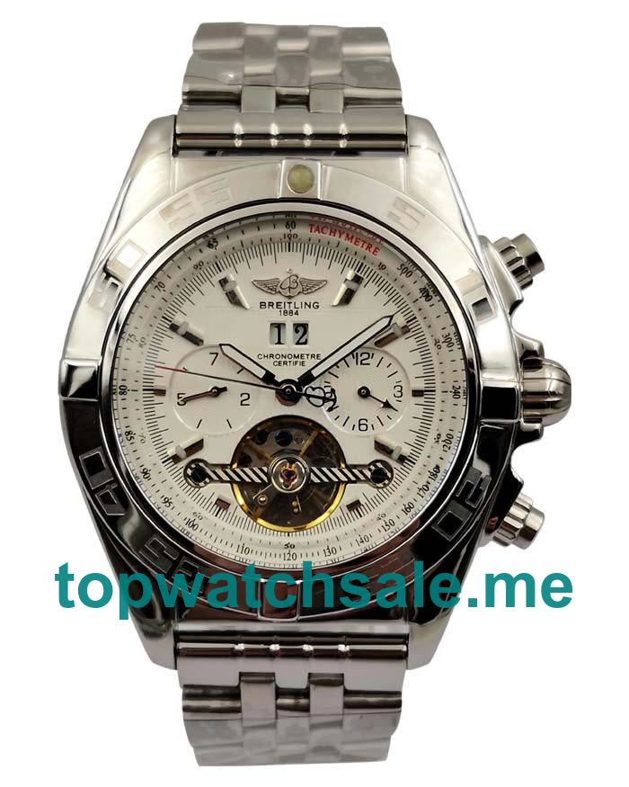 UK White Dials Steel Breitling Bentley Mulliner Tourbillon 98582 Replica Watches