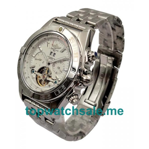 UK White Dials Steel Breitling Bentley Mulliner Tourbillon 98582 Replica Watches