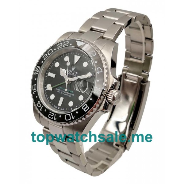 UK Black Dials Steel Rolex GMT-Master II 116710 LN Replica Watches