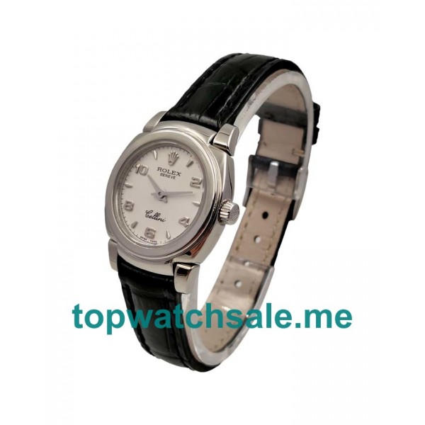 UK White Dials White Gold Rolex Cellini 5310 Replica Watches