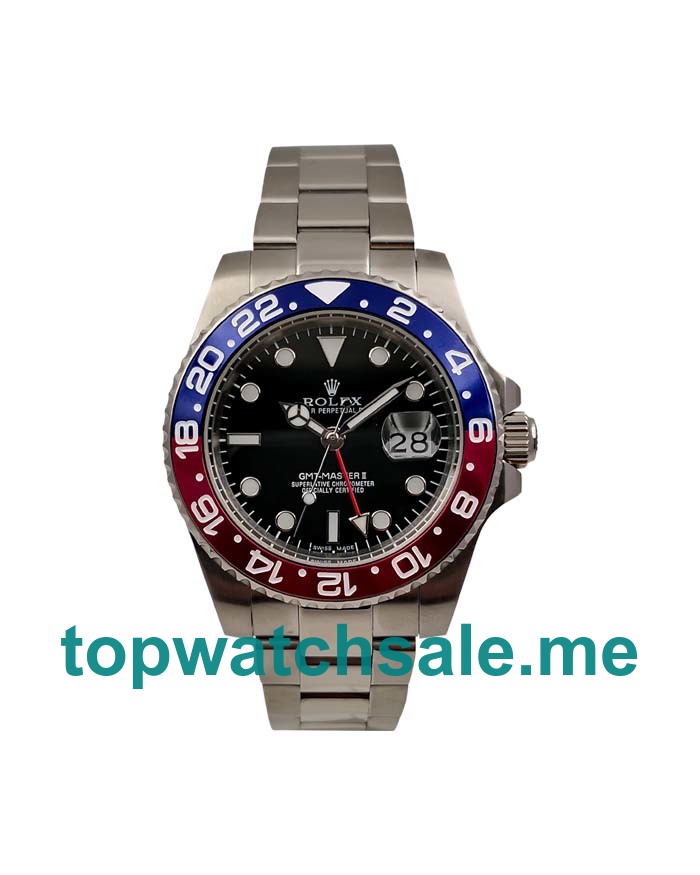 UK 40MM White Gold Rolex GMT-Master II 116719 BLRO Replica Watches