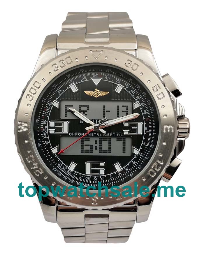 UK Black Dials Steel Breitling Professional 170138 Replica Watches