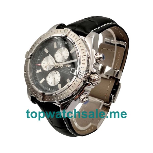 UK Black Dials Steel Breitling Chronomat Evolution A13356 Replica Watches