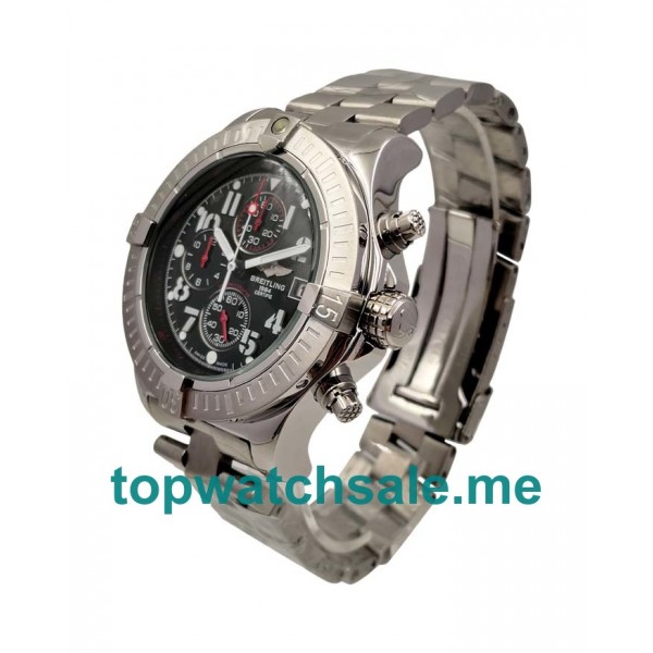UK Black Dials Titanium Breitling Avenger A13370 Replica Watches