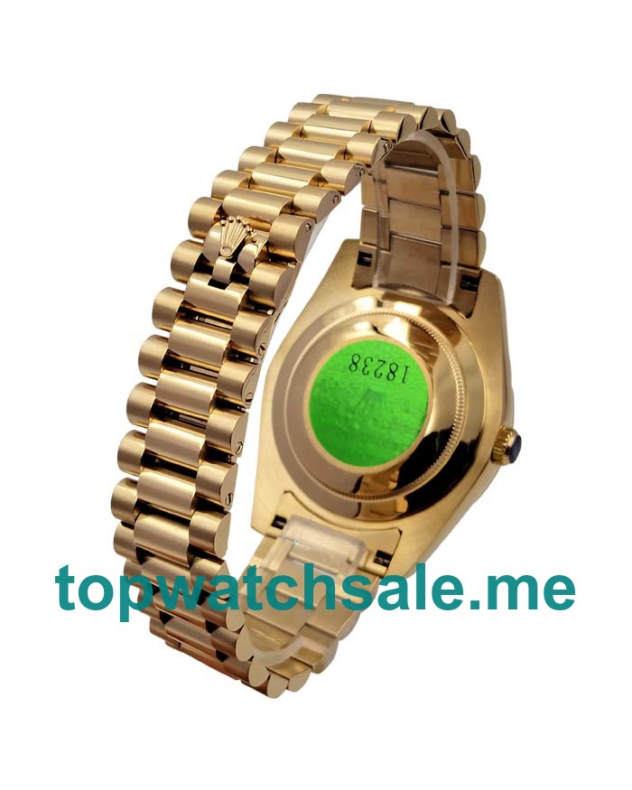 UK Champagne Dials Gold Rolex Day-Date 218348 Replica Watches