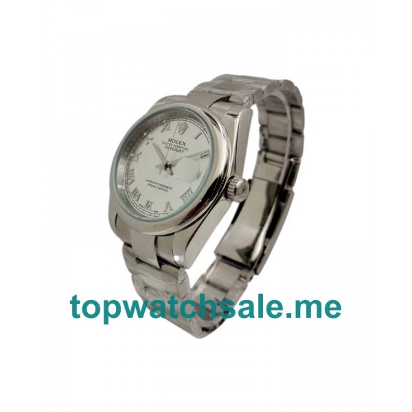 UK Silver Dials Steel Rolex Datejust 116200 Replica Watches
