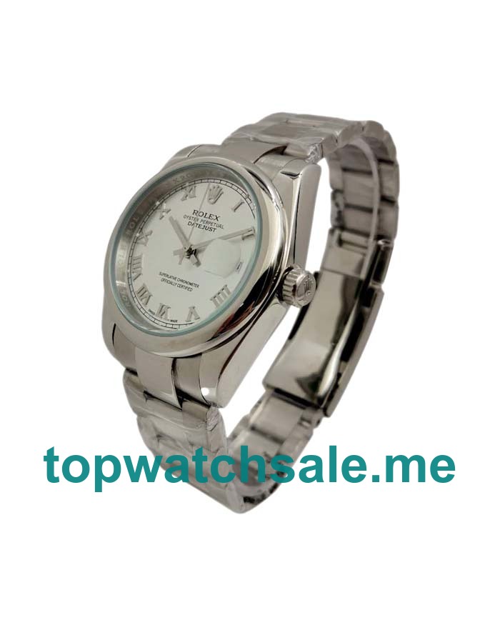 UK Silver Dials Steel Rolex Datejust 116200 Replica Watches
