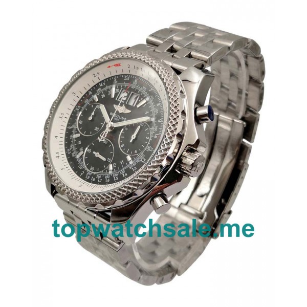 UK Black Dials Steel Breitling Bentley 6.75 A44362 Replica Watches