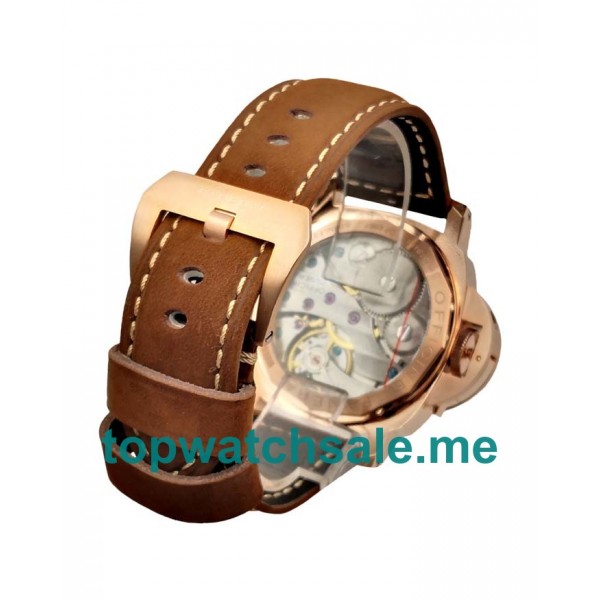 UK Black Dials Rose Gold Panerai Luminor PAM01086 Replica Watches