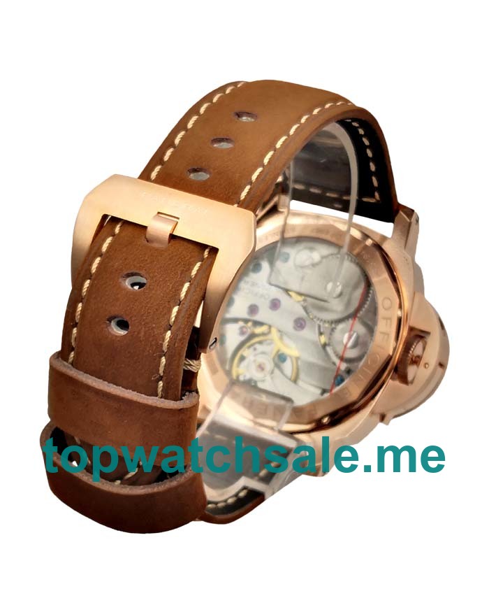 UK Black Dials Rose Gold Panerai Luminor PAM01086 Replica Watches