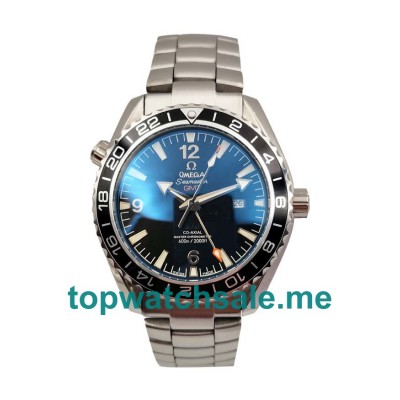 UK Black Dials Steel Omega Seamaster Planet Ocean GMT 232.30.44.22.01.001 Replica Watches