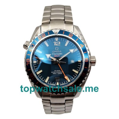 UK Blue Dials Steel Omega Seamaster Planet Ocean 232.30.44.22.03.001 Replica Watches