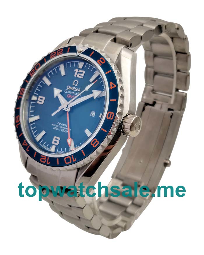 UK Blue Dials Steel Omega Seamaster Planet Ocean 232.30.44.22.03.001 Replica Watches
