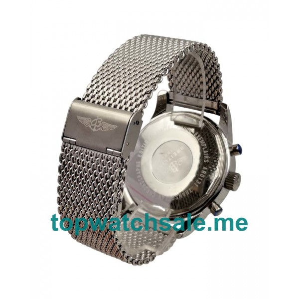 UK Black Dials Steel Breitling Transocean Chronograph AB0510U4 Replica Watches