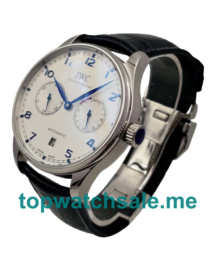 UK Silver Dials Steel IWC Portugieser IW500705 Replica Watches