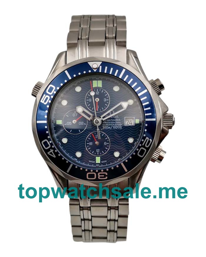 UK Blue Dials Steel Omega Seamaster 300 M 2599.80 Replica Watches