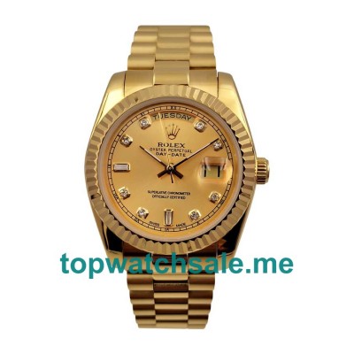 UK Gold Replica Rolex Day-Date 118238 Automatic Watches