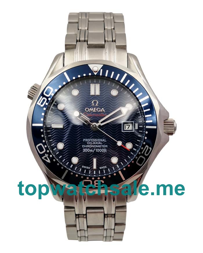 UK Blue Bezels Replica Omega Seamaster 300 M 2222.80.00 41 MM Watches