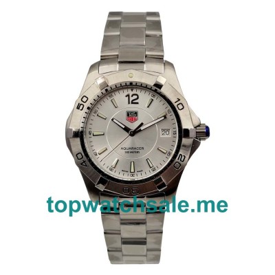 UK Silver Dials Steel TAG Heuer Aquaracer WAF1111.BA0801 Replica Watches