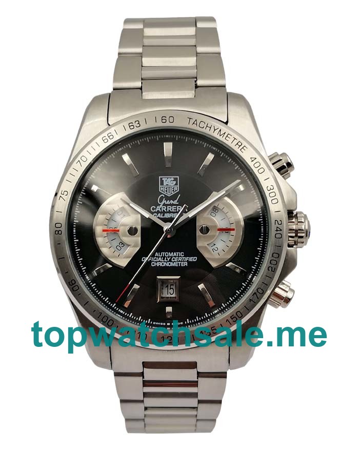 UK Black Dials Steel TAG Heuer Grand Carrera CAV511A.BA0902 Replica Watches