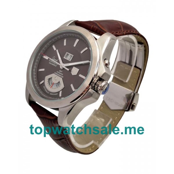 UK Brown Dials Replica TAG Heuer Grand Carrera WAV5113.FC6231 Automatic Watches