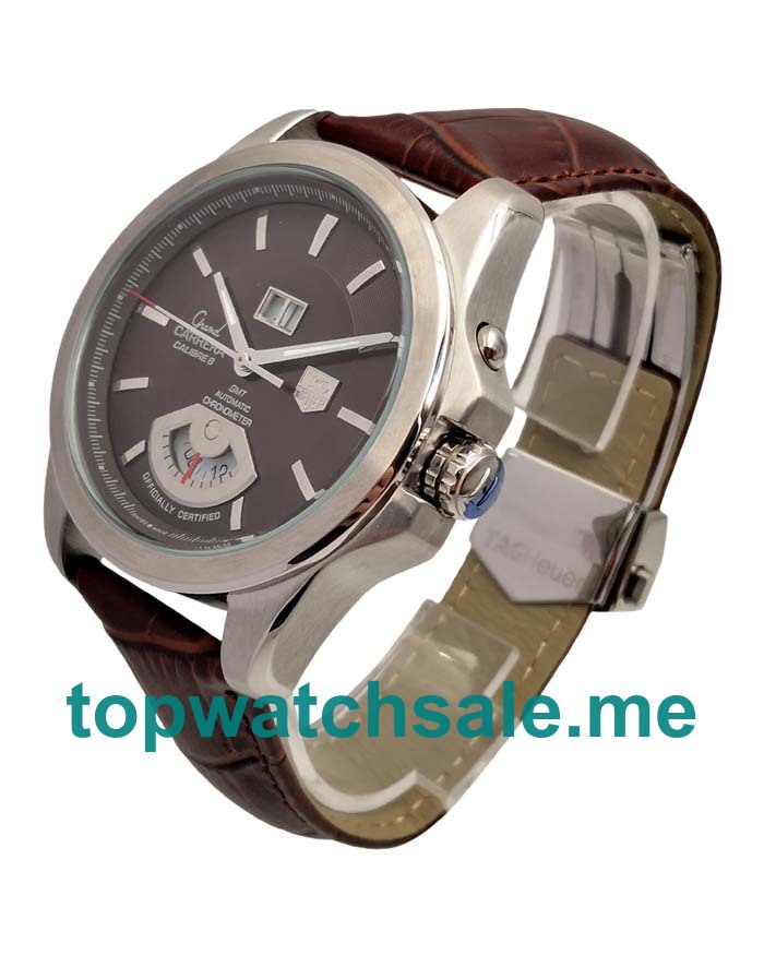 UK Brown Dials Replica TAG Heuer Grand Carrera WAV5113.FC6231 Automatic Watches