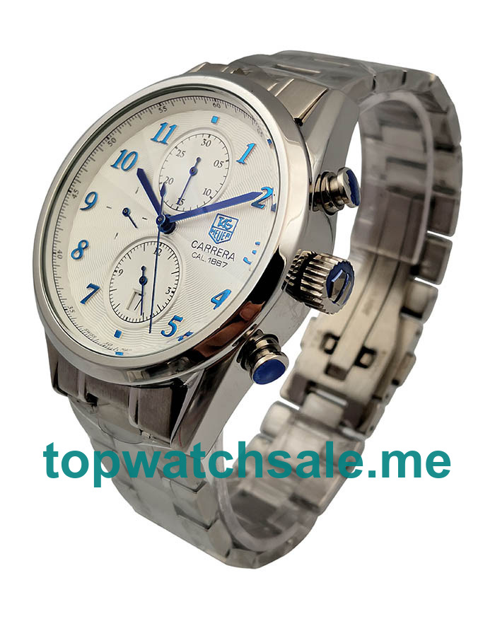 UK Silver Dials Steel TAG Heuer Carrera CAS2111.BA0730 Replica Watches