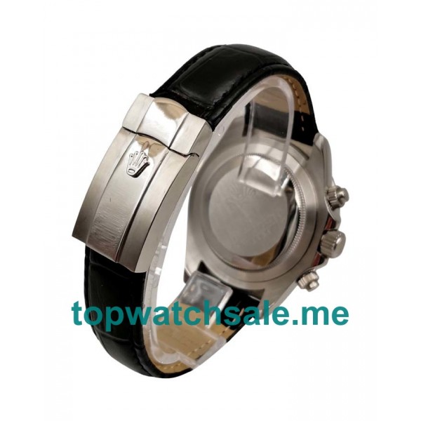 UK Black Dials White Gold Rolex Daytona 116589BR Replica Watches