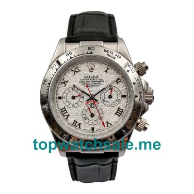 UK Meteorite Dials White Gold Rolex Daytona 116519 Replica Watches