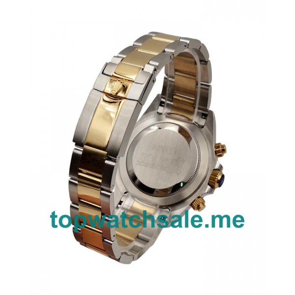 UK Blue Dials Steel And Gold Rolex Daytona 116523 Replica Watches