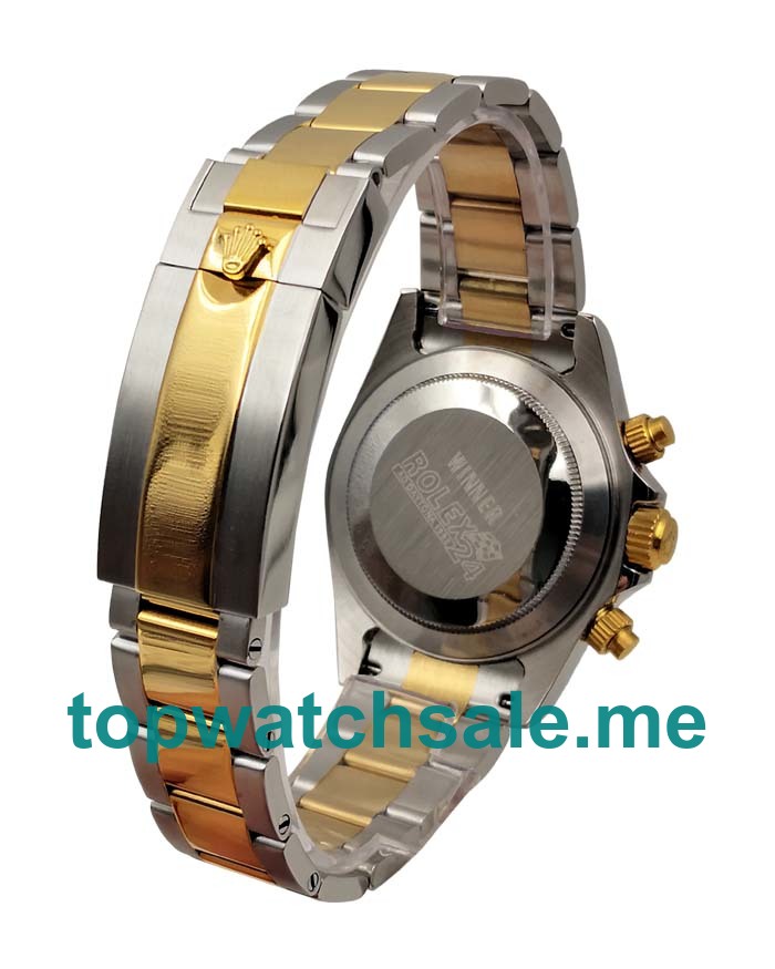UK White Dials Steel And Gold Rolex Daytona 116523 Replica Watches