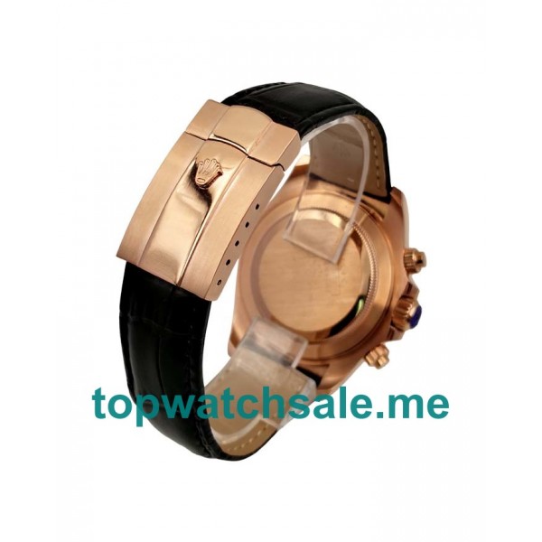 UK Chocolate Dials Rose Gold Rolex Daytona 116515 Replica Watches