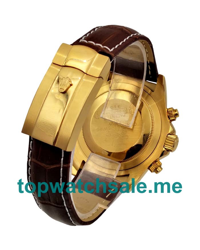 UK Gold Dials Gold Rolex Daytona 116518 Replica Watches