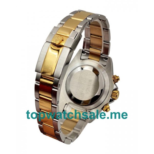 UK Black Dials Steel And Gold Rolex Daytona 116523 Replica Watches