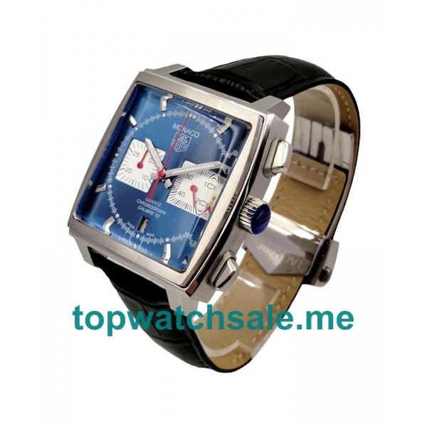 UK Blue Dials Steel TAG Heuer Monaco CAW2111.FC6183 Replica Watches