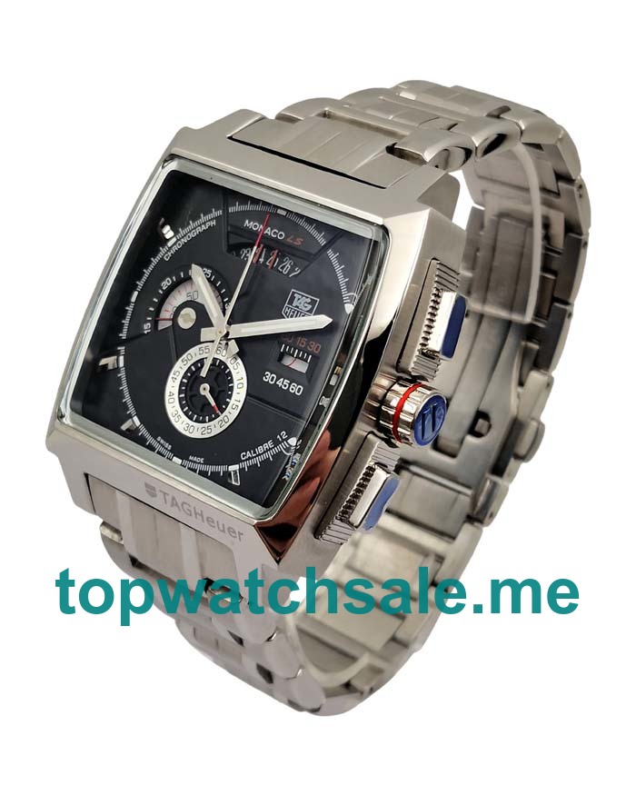 UK Black Dials Steel Replica TAG Heuer Monaco CAL2110.BA0781 Watches