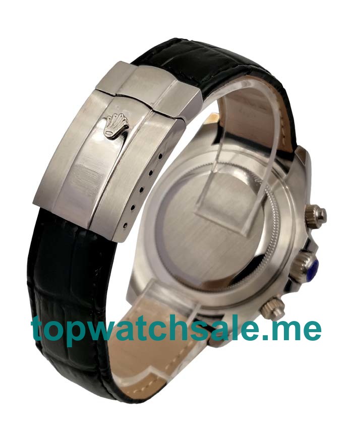 UK Black Dials White Gold Rolex Daytona 116519 Replica Watches