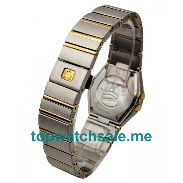UK White Mother Of Pearl Dials Steel And Gold Omega Constellation 123.25.24.60.05.001 Replica Watches