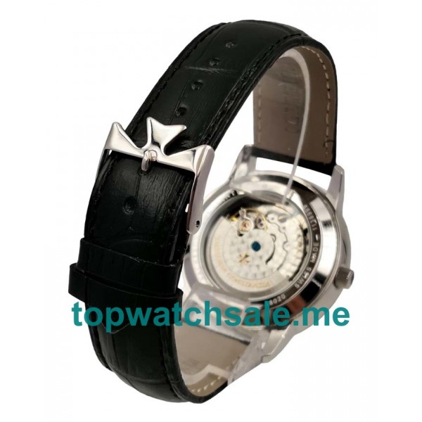 UK Silver Dials White Gold Vacheron Constantin Patrimony 81180/000G-9117 Replica Watches