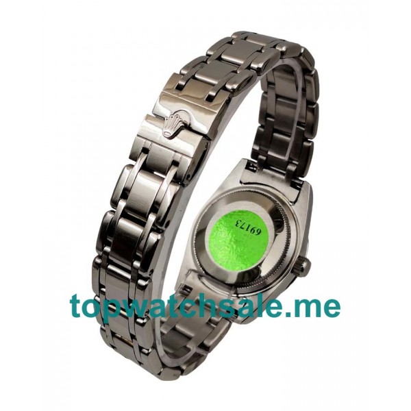 UK Black Dials White Gold Rolex Datejust 81209 Replica Watches