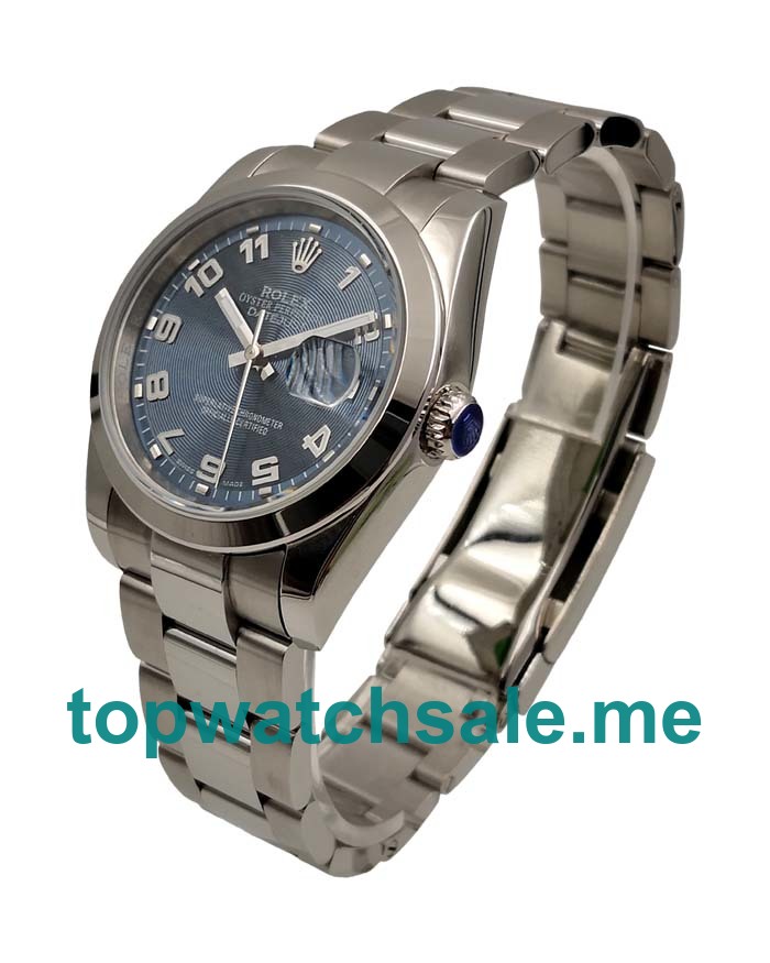 UK Blue Dials Steel Rolex Datejust 116200 Replica Watches